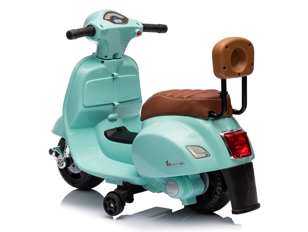 Piaggio Mini Vespa GTS Elettrica per Bambini con Sedile in Pelle Batteria 6Volt - Foto 15 di 56