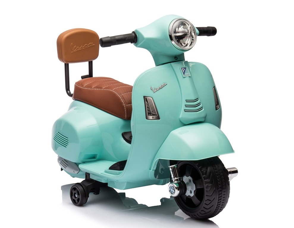 Piaggio Mini Vespa GTS Elettrica per Bambini con Sedile in Pelle Batteria 6Volt - Foto 22 di 56