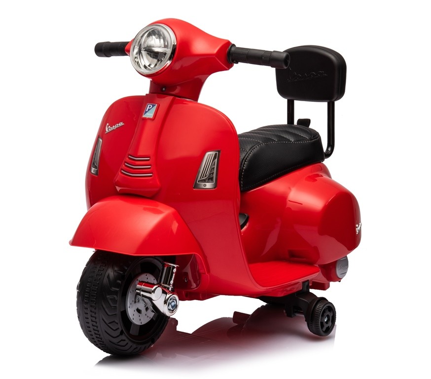 Piaggio Mini Vespa GTS Elettrica per Bambini con Sedile in Pelle Batteria 6Volt - Foto 24 di 56