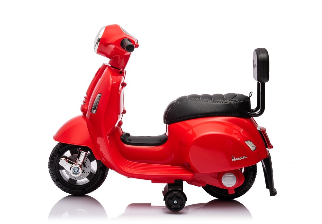 Piaggio Mini Vespa GTS Elettrica per Bambini con Sedile in Pelle Batteria 6Volt - Foto 25 di 56