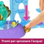 ​Mattel HLW95 Disney Princess Il Castello dei Due Mondi di Ariel componibile con mini bambola e 12 accessori