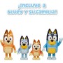 Bluey Family Pack, Set 4 Personaggi Articolati, Bingo, Bluey, Mamma Chilli e Papà Bandit BLY01100