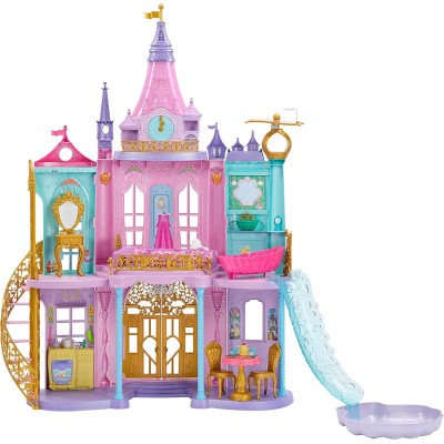 Mattel HLW29 Disney Princess Magiche Avventure nel Castello con 3 Livelli e 10 Aree di Gioco