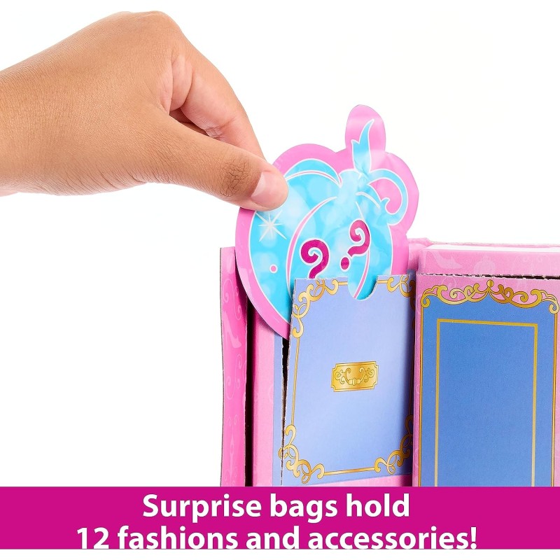 Mattel HMK53 Disney Princess Royal Fashion Reveal - Cenerentola con 12  accessori