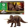 Mattel HPP88 Jurassic World habitat Defender Triceratops con dino Trackers