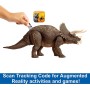 Mattel HPP88 Jurassic World habitat Defender Triceratops con dino Trackers