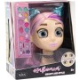 Nice Group 92049 Influencer Make Up Doll Testa da Truccare e Pettinare con Occhi Cambia Colore