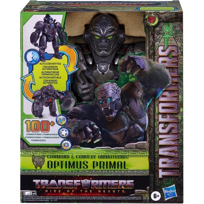 Hasbro F3937 Transformers Il Risveglio Command & Convert Animatronic di Optimus Primal 31,5 cm