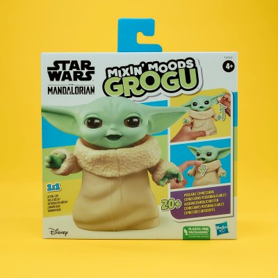 Hasbro F6864 Star Wars Grogu dalle Molte espressioni Grogu Snodabile Alto 12,5 cm con più di 20 espressioni