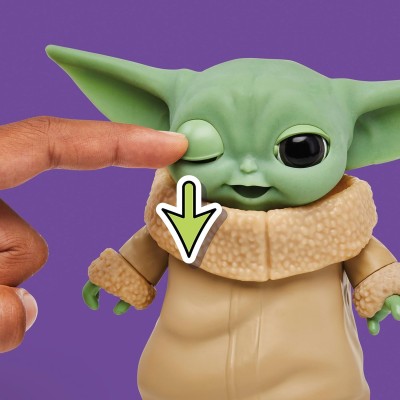 Hasbro F6864 Star Wars Grogu dalle Molte espressioni Grogu Snodabile Alto 12,5 cm con più di 20 espressioni