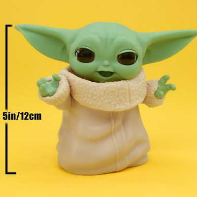 Hasbro F6864 Star Wars Grogu dalle Molte espressioni Grogu Snodabile Alto 12,5 cm con più di 20 espressioni