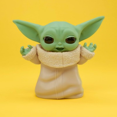 Hasbro F6864 Star Wars Grogu dalle Molte espressioni Grogu Snodabile Alto 12,5 cm con più di 20 espressioni