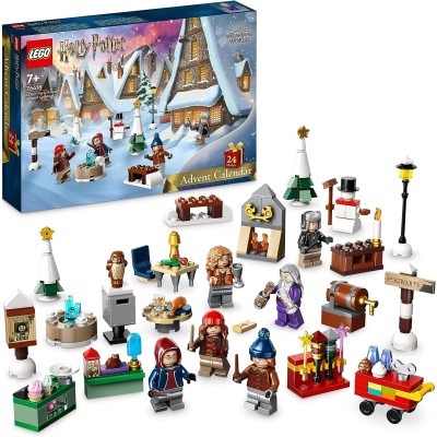 LEGO Harry Potter 76418 Calendario dell’Avvento 2023 con 24 Regali tra cui 6 Minifigure