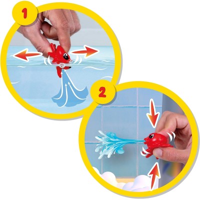 IMC Toys ‎911819 Bloopies Bath Squad Chuck coccodrillo che spruzza getti d'acqua dalla bocca!
