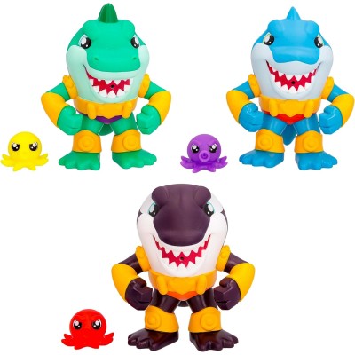 IMC Toys ‎911819 Bloopies Bath Squad Chuck coccodrillo che spruzza getti d'acqua dalla bocca!
