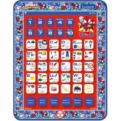 Lexibook JCPAD002SPi5 Spidey And His Amazing Friends Tablet bilingue per Imparare