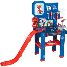 Smoby 7600360729 Bricolo di Spidey Banco da lavoro con 92 accessori Smoby 7600360729 Bricolo di Spidey Banco da lavoro con 92 accessori