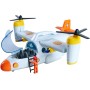 Simba 109252615038 Sam il pompiere aereo di soccorso 42cm con luci e suoni