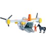 Simba 109252615038 Sam il pompiere aereo di soccorso 42cm con luci e suoni