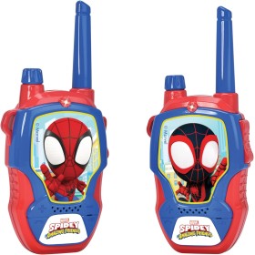 Simba 203222000 Spidey Walkie Talkie portata 100m cancellazione rumore 2,4 GHz