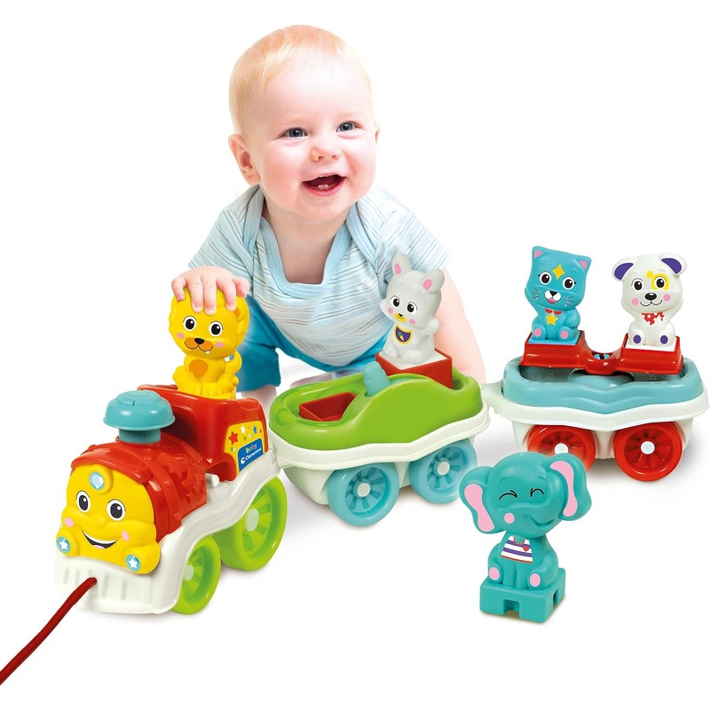 Clementoni 17740 Trenino degli Animali 3in1 Parlante Interattivo E