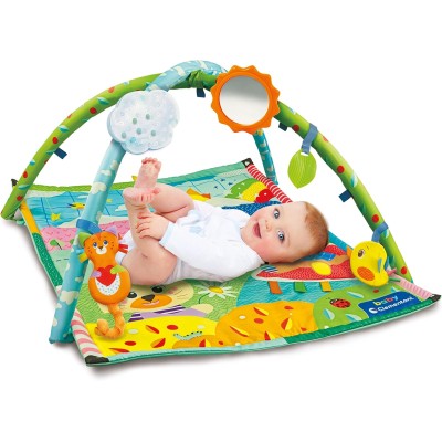 Lupantte Palestrina 7 In 1 Per Neonati - Tappeto Gioco Con 6 Giochi Educativi E Cuscino - Foto 8