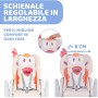 Chicco 0792059 Seggiolone Polly 2Start  Regolabile 4 Ruote e Chiusura Compatta Fancy Chicken Arancione