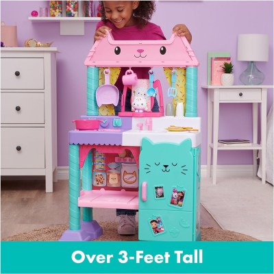 SpinMaster 6065441 Gabby's Dollhouse Cucina Cakey con Accessori Cibo e Suoni