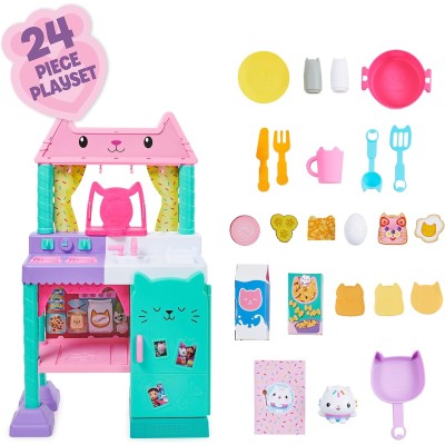 SpinMaster 6065441 Gabby's Dollhouse Cucina Cakey con Accessori Cibo e Suoni