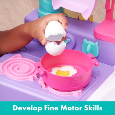 SpinMaster 6065441 Gabby's Dollhouse Cucina Cakey con Accessori Cibo e Suoni