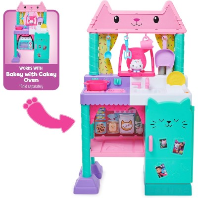 SpinMaster 6065441 Gabby's Dollhouse Cucina Cakey con Accessori Cibo e Suoni