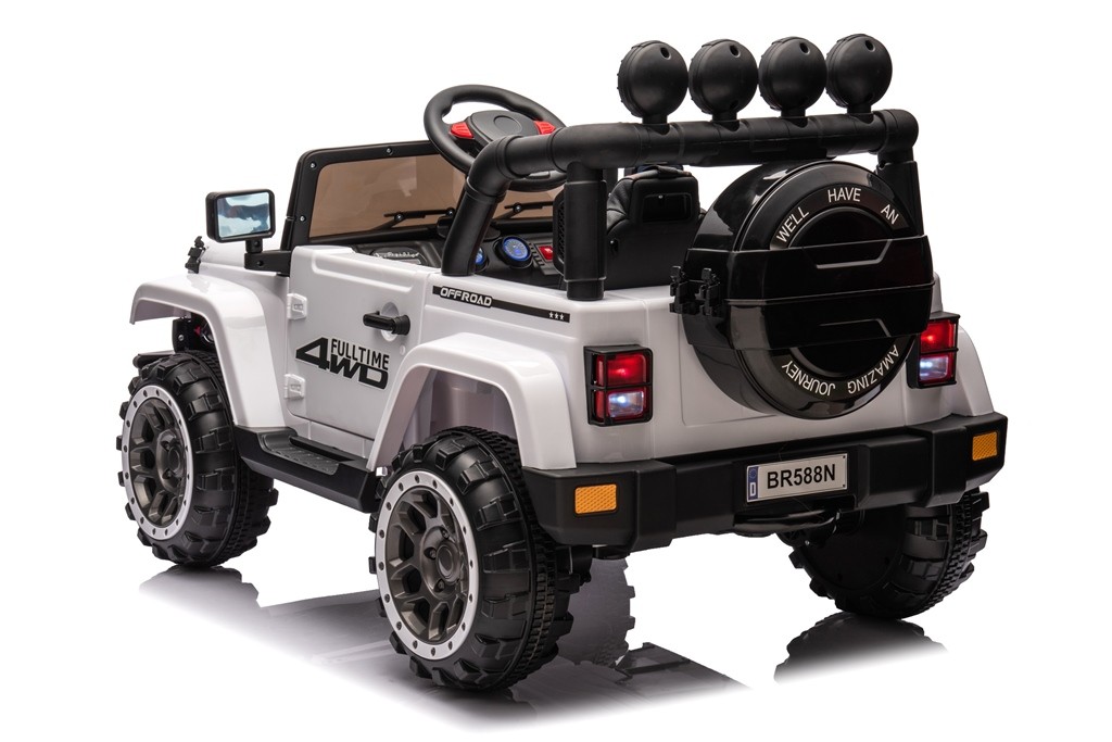 Auto Elettrica Macchina per Bambini Fuoristrada Off-Road con Sedile in Pelle e T - Foto 27 di 90