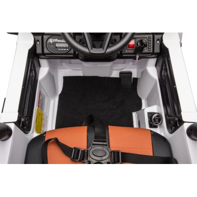 Auto Elettrica Macchina per Bambini Fuoristrada Off-Road con Sedile in Pelle e Telecomando 12V Full Optional