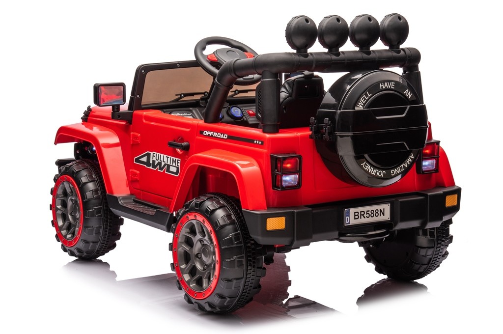 Auto Elettrica Macchina per Bambini Fuoristrada Off-Road con Sedile in Pelle e T - Foto 16 di 90