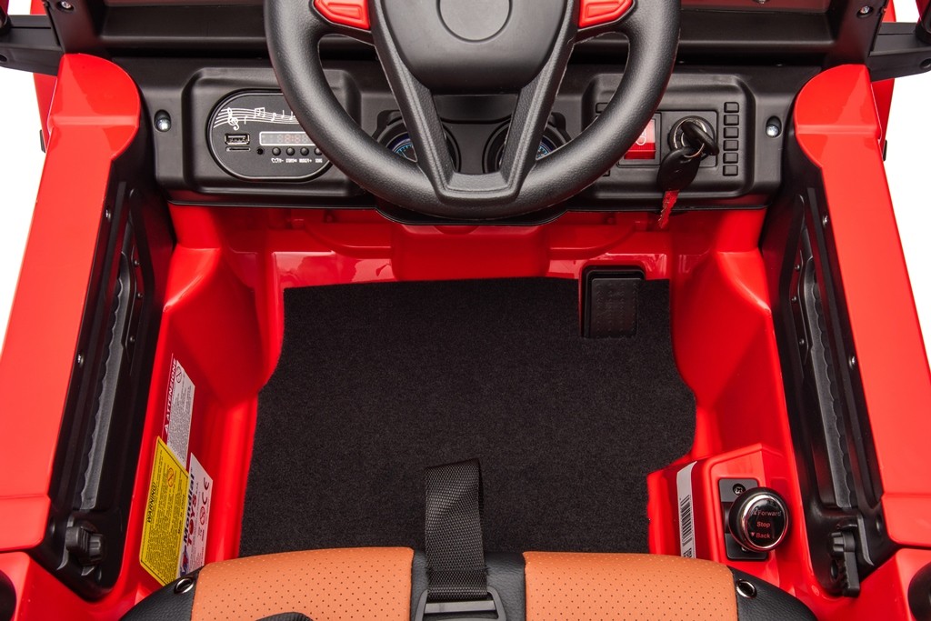 Auto Elettrica Macchina per Bambini Fuoristrada Off-Road con Sedile in Pelle e T - Foto 20 di 90