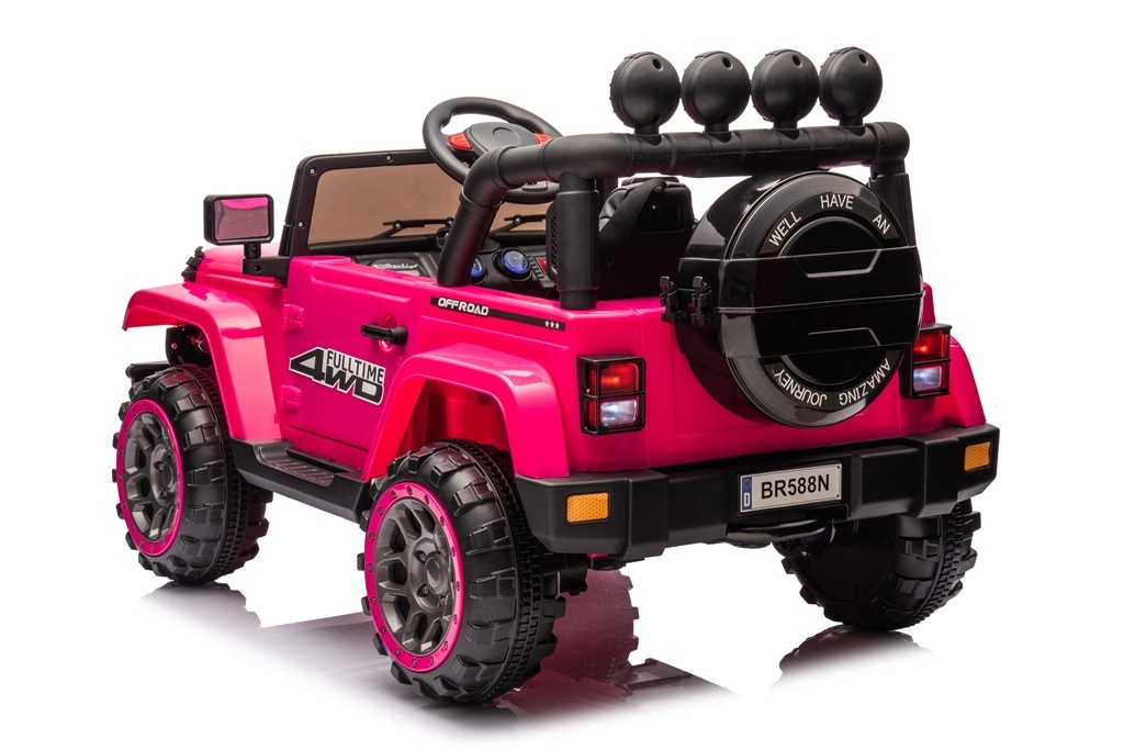 Auto Elettrica Macchina per Bambini Fuoristrada Off-Road con Sedile in Pelle e T - Foto 55 di 90