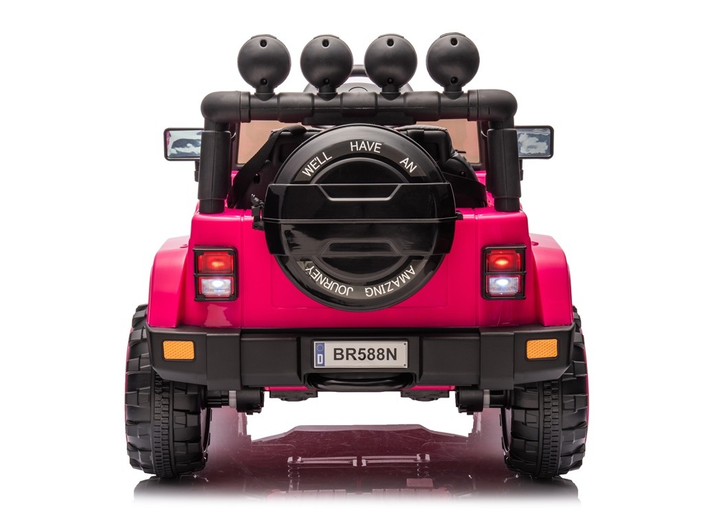 Auto Elettrica Macchina per Bambini Fuoristrada Off-Road con Sedile in Pelle e T - Foto 56 di 90