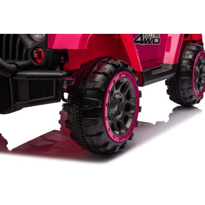 Auto Elettrica Macchina per Bambini Fuoristrada Off-Road con Sedile in Pelle e Telecomando 12V Full Optional