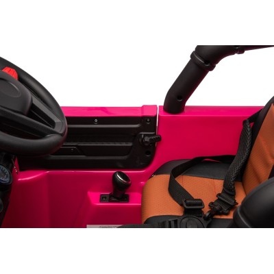 Auto Elettrica Macchina per Bambini Fuoristrada Off-Road con Sedile in Pelle e Telecomando 12V Full Optional