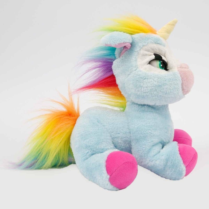 Giochi Preziosi MTM26000 Emotion Pets Shiny Unicorno Tenero Unicorno da  Coccolare e Spazzolare interattivo