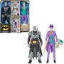 SpinMaster ‎6067958 DC Comics Batman Adventures Batman vs Joker Alti 30cm con 12 Accessori e 17 Punti di Articolazione