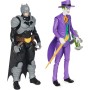 SpinMaster ‎6067958 DC Comics Batman Adventures Batman vs Joker Alti 30cm con 12 Accessori e 17 Punti di Articolazione