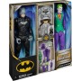 SpinMaster ‎6067958 DC Comics Batman Adventures Batman vs Joker Alti 30cm con 12 Accessori e 17 Punti di Articolazione