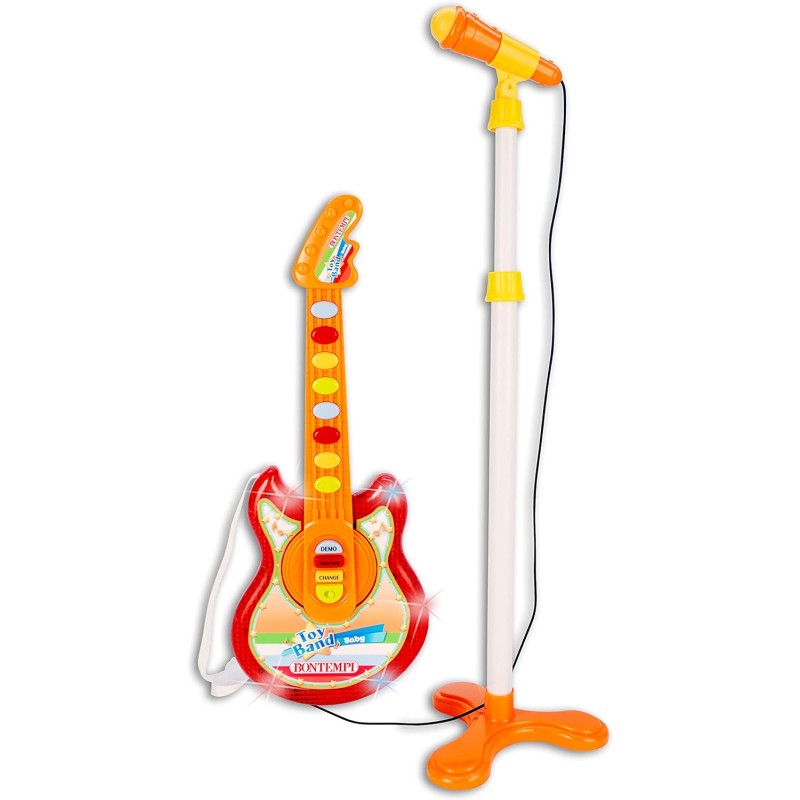 Toy Band Star. Chitarra Elettrica con Tracolla. Bontempi (24 1300) -  Bontempi - Bontempi Toy Band - Chitarre - Giocattoli