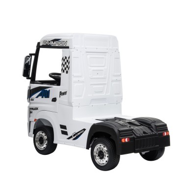 Camion Elettrico Mercedes Actros per Bambini 12V con Sedile in Pelle Telecomando Full Optional