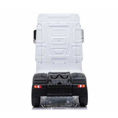 Camion Elettrico Mercedes Actros per Bambini 12V con Sedile in Pelle Telecomando Full Optional
