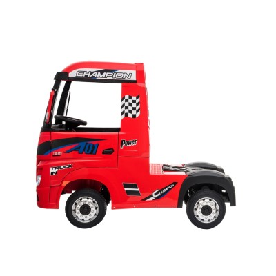 Camion Elettrico Mercedes Actros per Bambini 12V con Sedile in Pelle Telecomando Full Optional