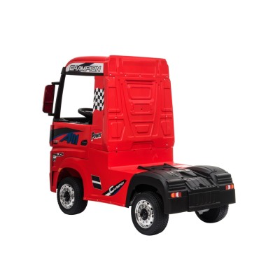 Camion Elettrico Mercedes Actros per Bambini 12V con Sedile in Pelle Telecomando Full Optional