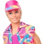 Mattel HRF28 Barbie The Movie Ken con abito da pattinatore in stile anni '80 e pattini in linea