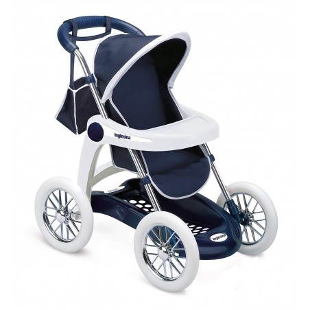 PASSEGGINO PER BAMBOLE  inglesina PIEGHEVOLE BLU 7600250381 SMOBY